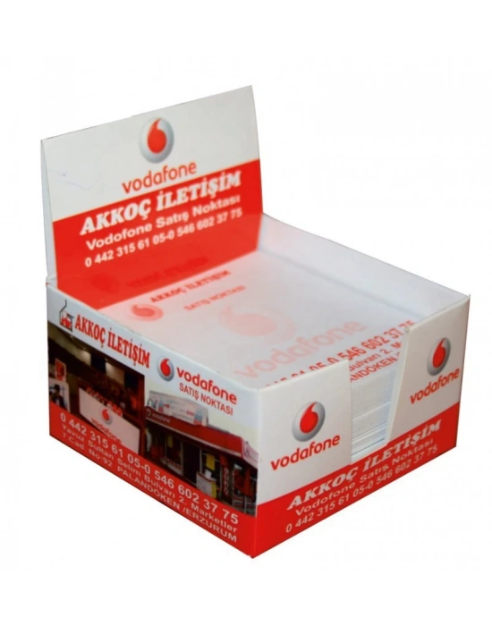 KAPAKLI KARTON KÜP BLOKNOT