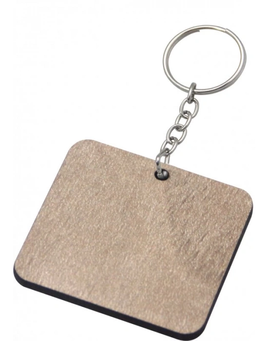 KARE AHŞAP ANAHTARLIK