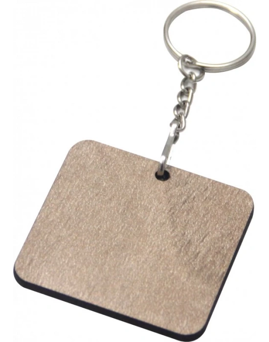 KARE AHŞAP ANAHTARLIK