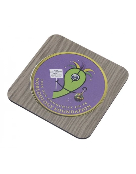 KARE AHŞAP BARDAK ALTI