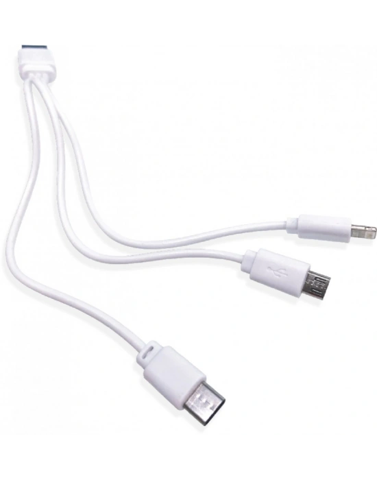 KARLO ÜÇLÜ ŞARJ KABLOSU