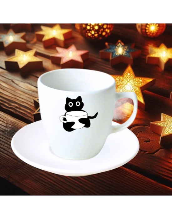 Yeniyıl Konsepti Türk Kahve Fincanı