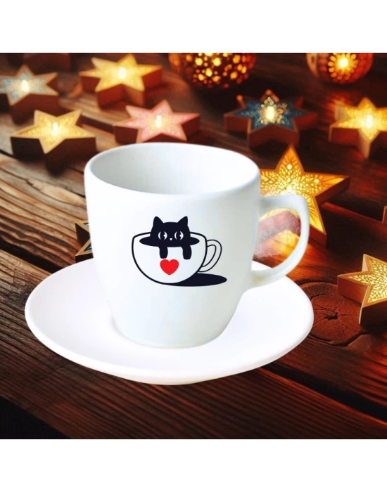 Yeniyıl Konsepti Türk Kahve Fincanı