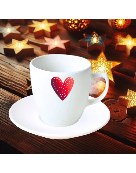 Süblimasyon Baskısız Türk Kahve Fincanı