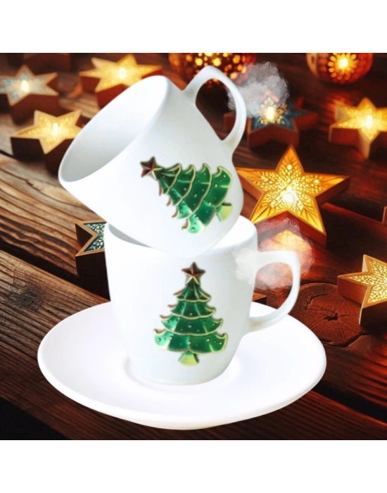 Yeniyıl Konsepti Türk Kahve Fincanı