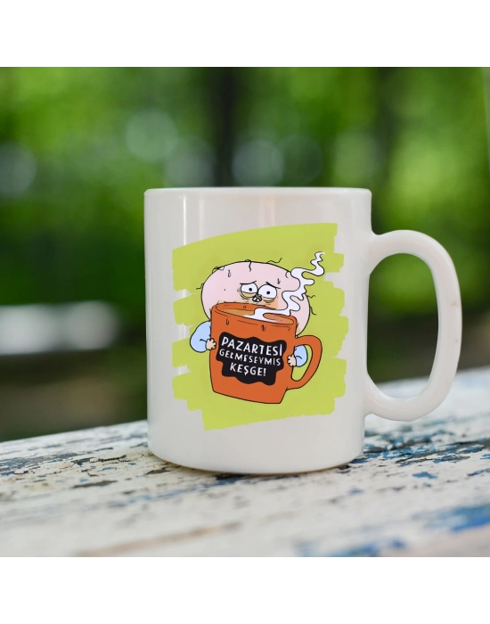 Nazar Boncuklu Nescafe ve Çay Bardak Baskılı Fincan