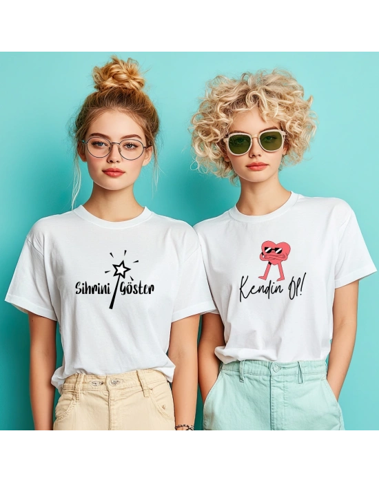 Kişiye Özel Kendine Gel - Sihrini Yansıt Baskılı Tişört