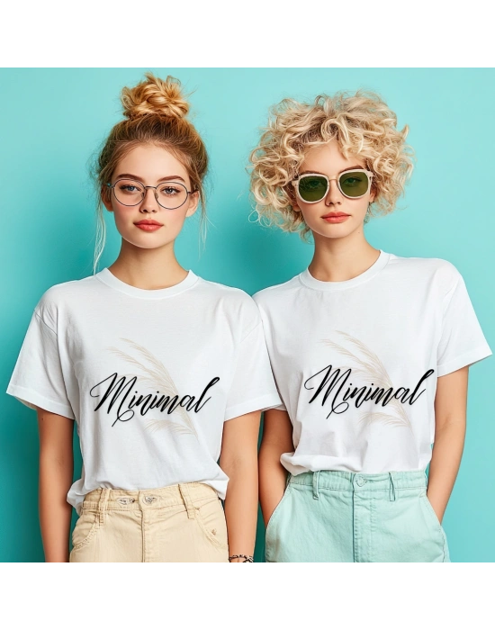 Kişiye Özel Minimal Baskılı Tişört