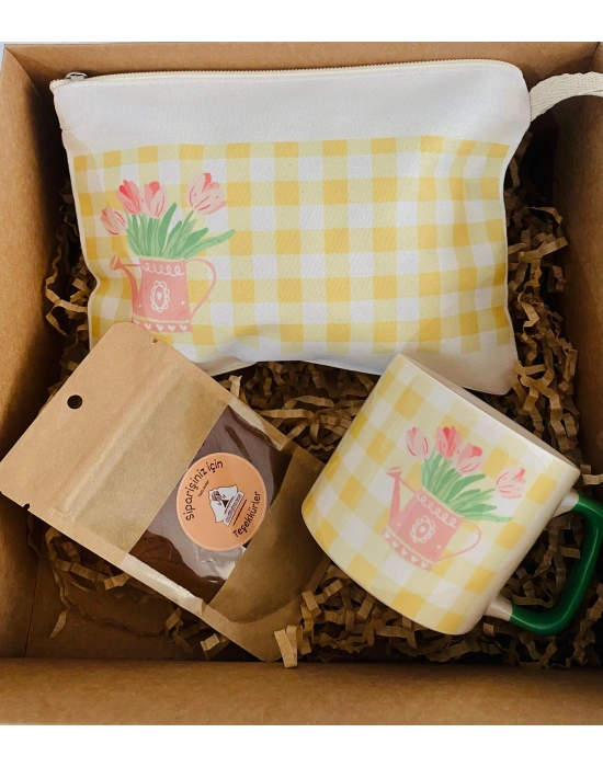 Kişiye Özel Bez Çanta Ve Kupa Seti