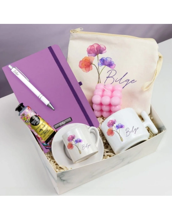Kişiye Özel Tasarım Hediye Kutusu Kadınlar Gününe Özel