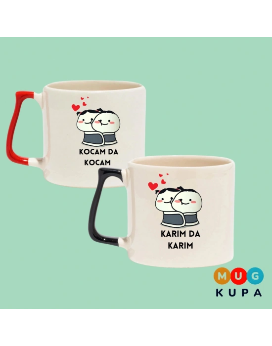 Kocam da Kocam Karım da Karım Baskılı Konuşan Kupa