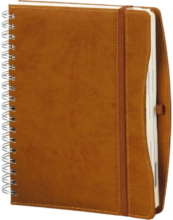 KORUTÜRK SPİRALLİ TERMO DERİ AJANDA