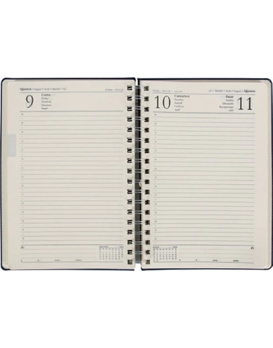 KORUTÜRK SPİRALLİ TERMO DERİ AJANDA