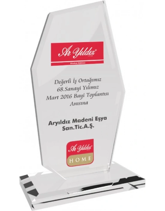 LİBRARY KRİSTAL PLAKET