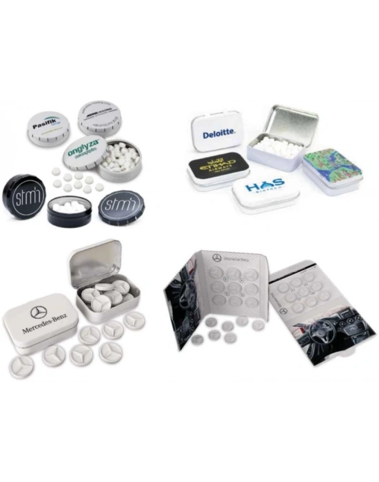 MİNT ŞEKER LOGO BASKILI