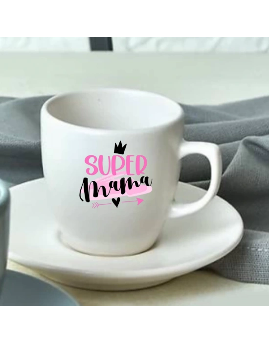 Anneler Gününe Özel Baskılı Çay ve Nescafe Fincanı