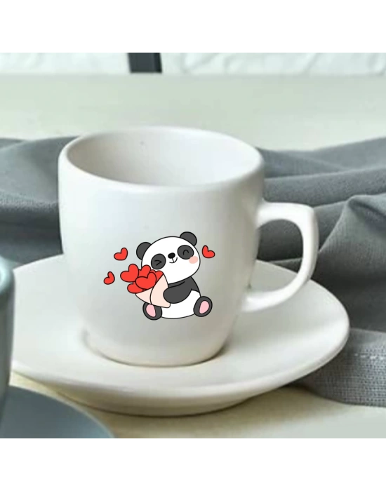 Anneler Gününe Özel Baskılı Çay ve Nescafe Fincanı