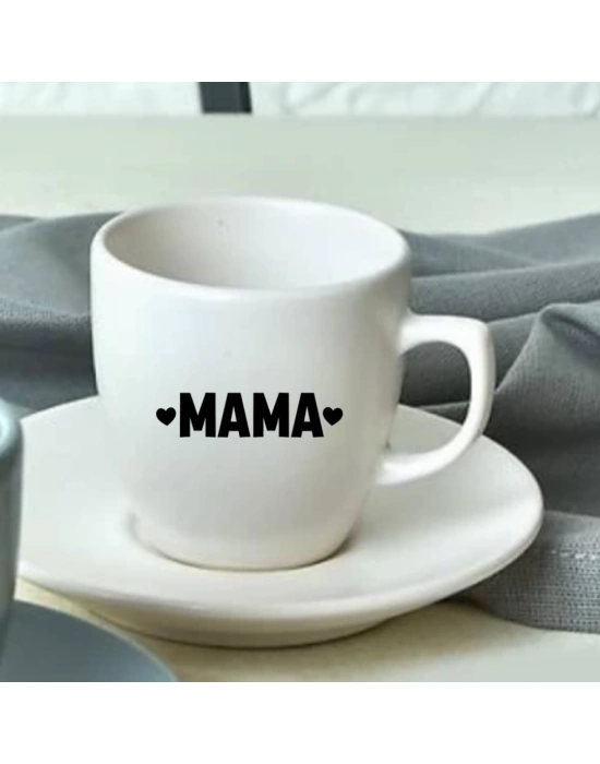 Anneler Gününe Özel Baskılı Çay ve Nescafe Fincanı