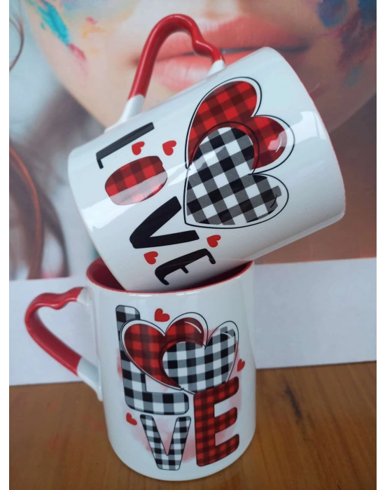 Mug Kupa Sevgililer Gününe Özel Kupa 2li