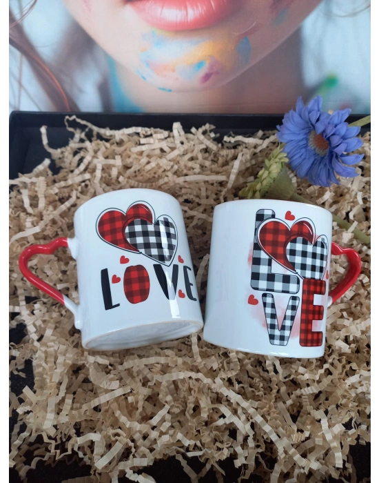 Mug Kupa Sevgililer Gününe Özel Kupa 2li