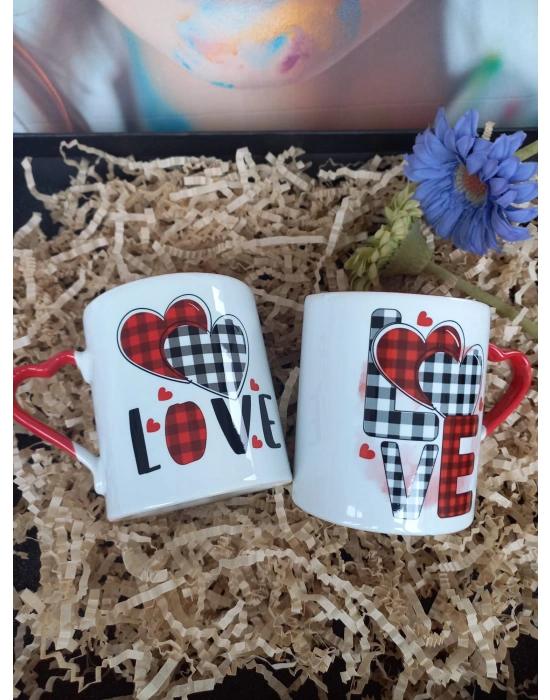 Mug Kupa Sevgililer Gününe Özel Kupa 2li