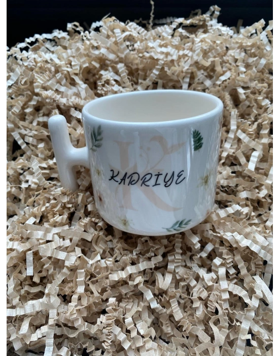 Mug Kupa Kişiselleştirilebilir HARFLİ KUPA  Özel Günler Kupa Fincan
