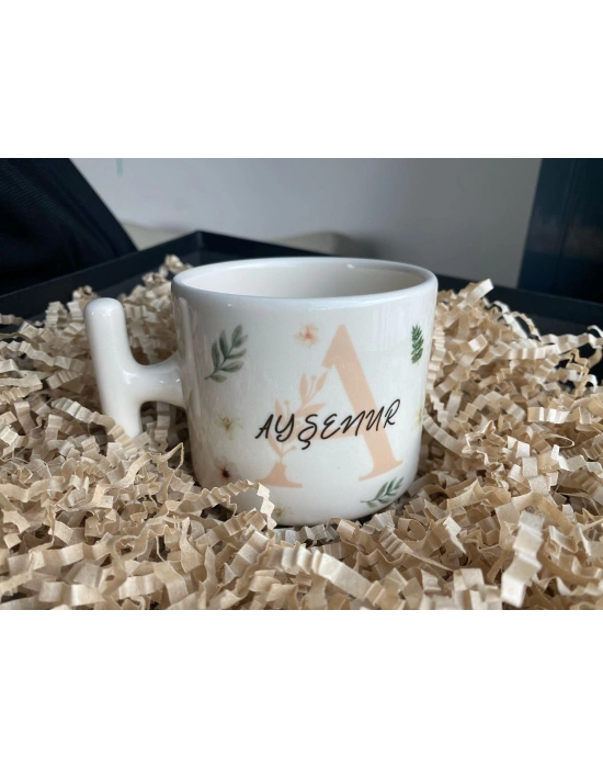 Mug Kupa Kişiselleştirilebilir HARFLİ KUPA  Özel Günler Kupa Fincan