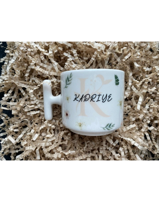 Mug Kupa Kişiselleştirilebilir HARFLİ KUPA  Özel Günler Kupa Fincan