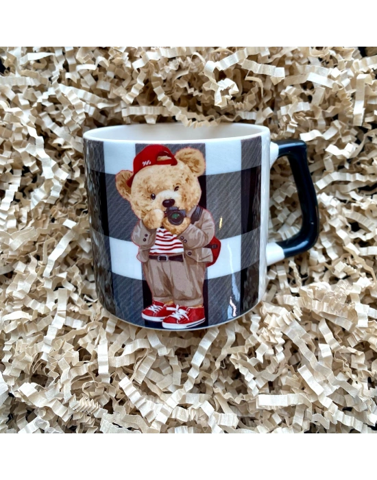 Mug Kupa Kişiselleştirilebilir TEDY PÖTİ KARE KUPAÖzel Günler Kupa Fincan