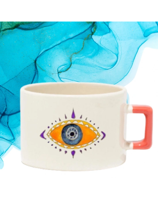 Nazar Boncuklu Kupa bardak