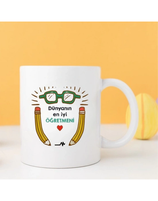 Öğretmenler Günü Baskılı Kupa Bardak