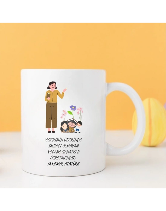 Öğretmenler Günü Baskılı Kupa Bardak