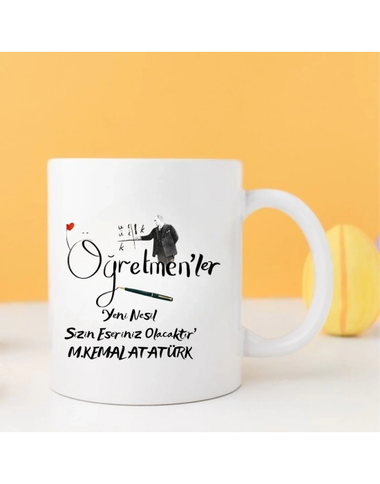 Öğretmenler Günü Baskılı Kupa Bardak