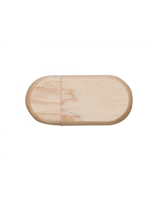 OVAL AHŞAP USB BELLEK