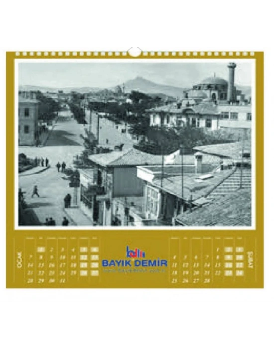 ÖZEL TASARIM  DUVAR TAKVİMİ FARKLI EBAT VE YAPRAK SEÇENEKLERİ