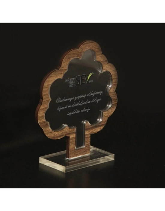 ÖZEL TASARIM  MDF-PLEKSİ PLAKET