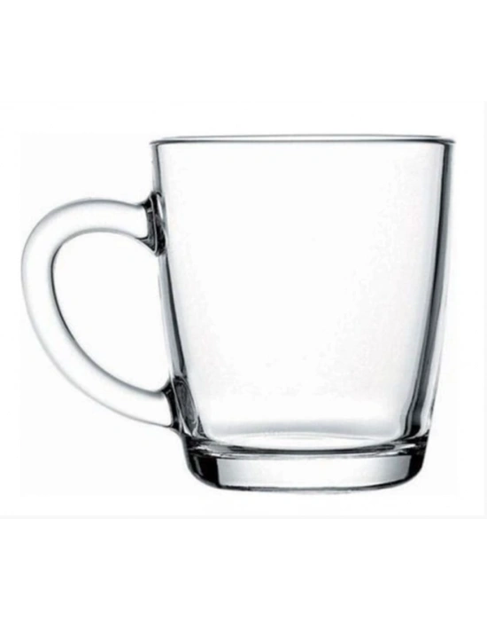 Paşabahçe Basic Kulplu Bardak 340 Ml Toptan Cam Bardak Baskı