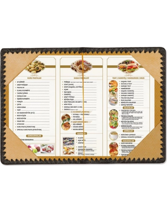 PAZİ SERTİFİKA VE MENÜ KABI