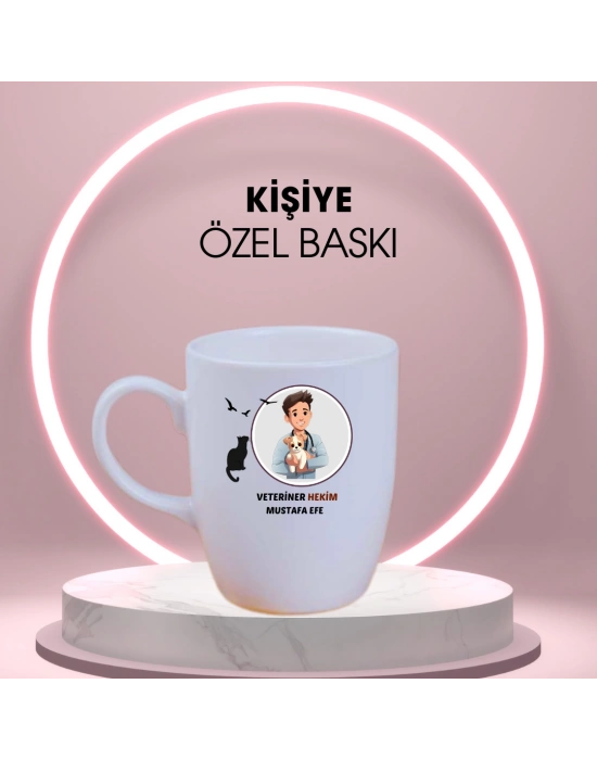 KİŞİYE, MESLEĞİNE ÖZEL BASKILI SERAMİK KUPA