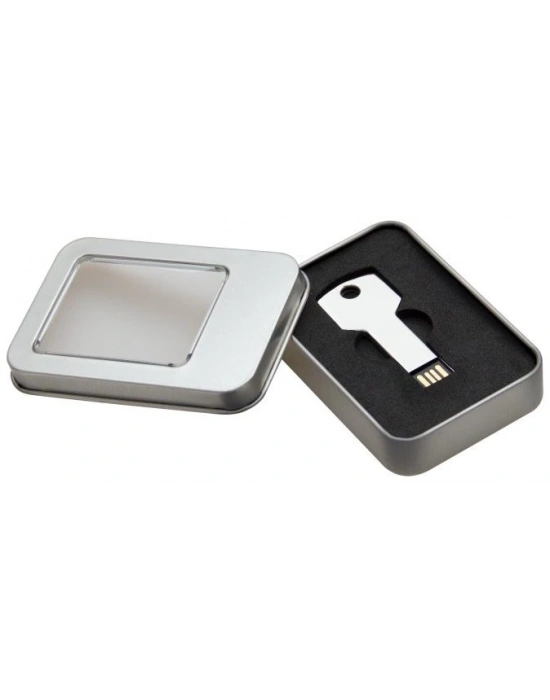 PENCERELİ METAL USB KUTU