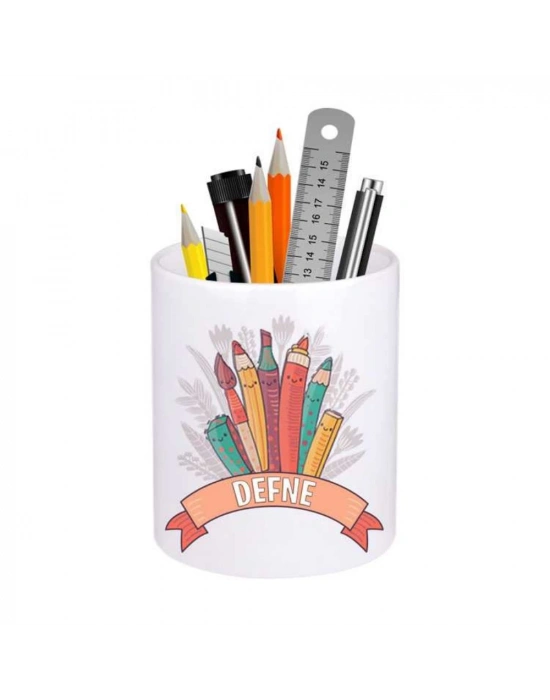 Porselen Toptan Baskılı Kalemlik