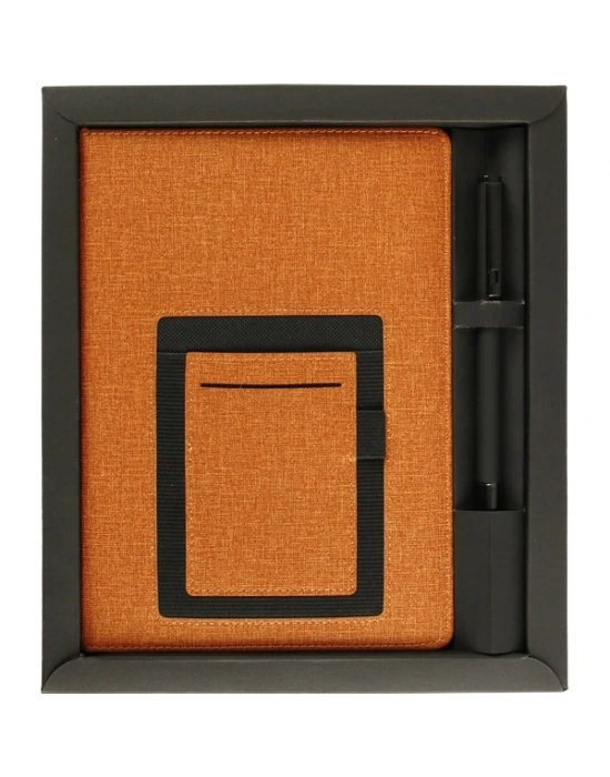 Promosyon Baskılı Tarihsiz Defter-Kalem Set