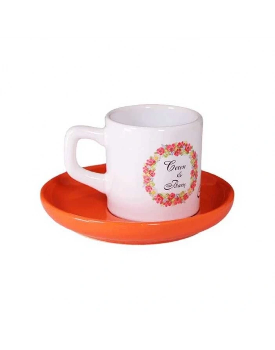 ROSSO TABAKLI TÜRK KAHVE FİNCANI