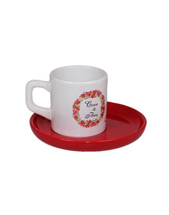 ROSSO TABAKLI TÜRK KAHVE FİNCANI