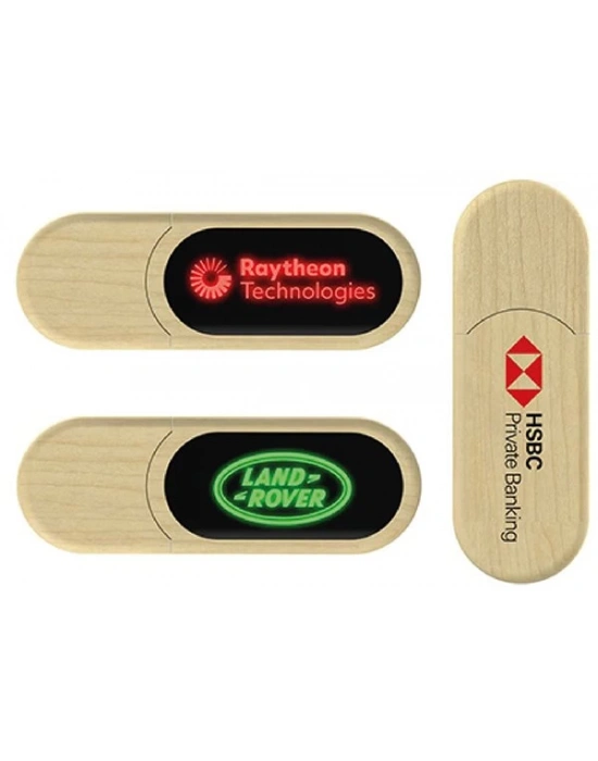 ŞAHSU IŞIKLI AHŞAP USB BELLEK