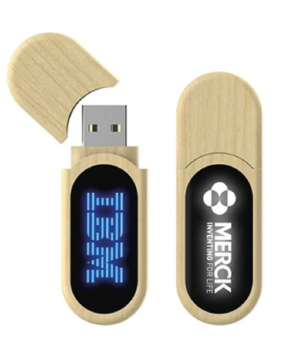 ŞAHSU IŞIKLI AHŞAP USB BELLEK