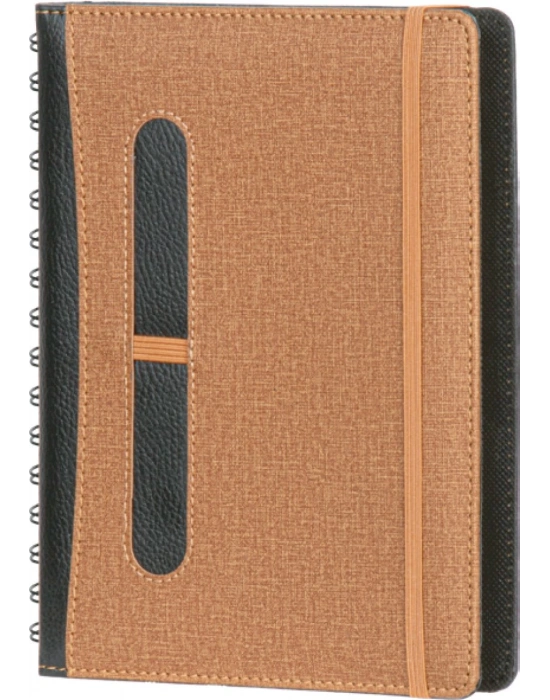 SAVRAN GİZLİ SPİRALLİ TERMO DERİ AJANDA