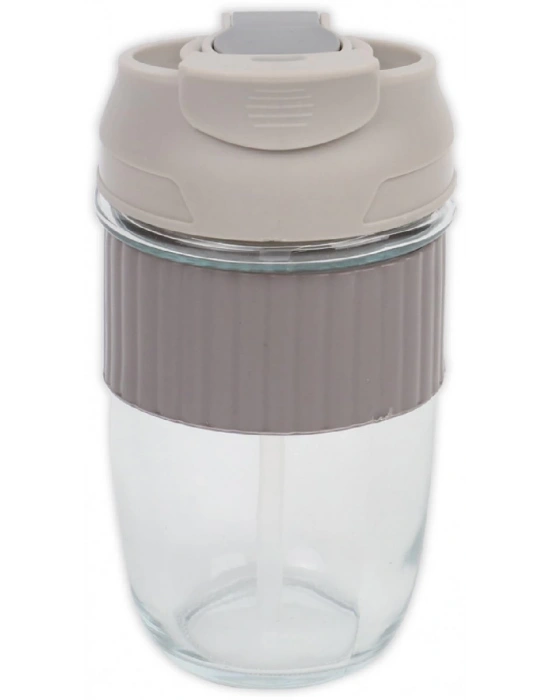 SEVE EMZİKLİ 500 ML CAM MATARA