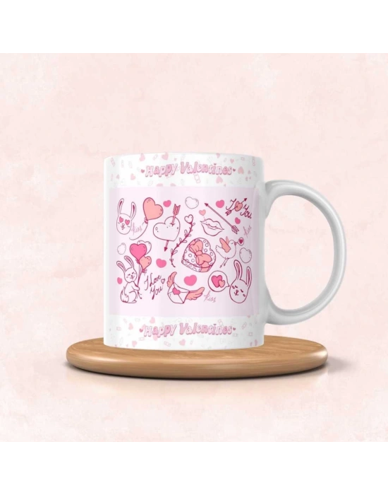 Sevgililer Gününe Özel Baskılı Kupa Bardak