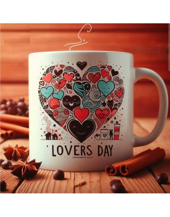 Sevgililer Gününe Özel Baskılı Kupa Bardak